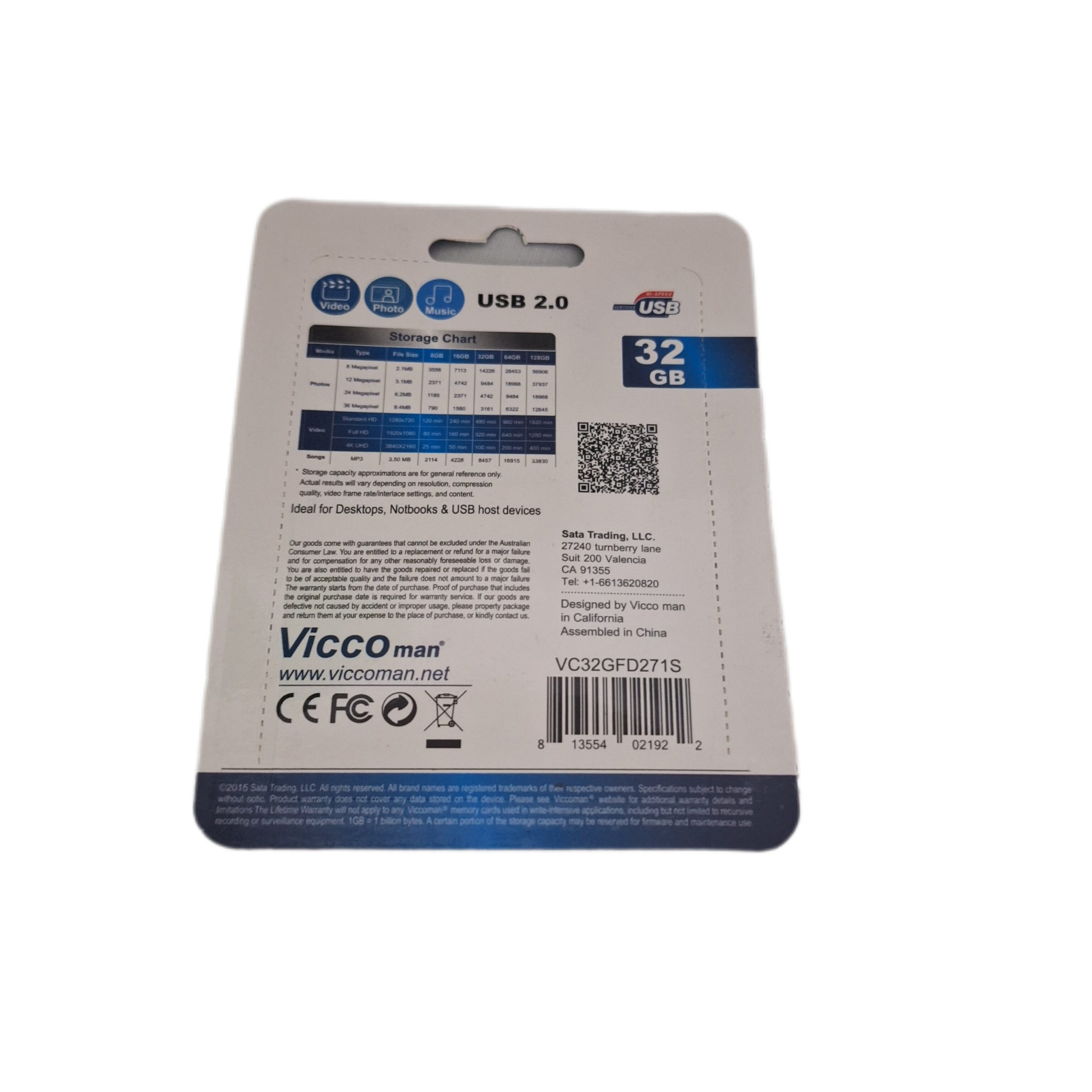 • مشخصات usb 32g 271s vicco • ظرفیت: 32 گیگابایت • نوع اتصال: USB 2.0 (ممکن است برخی مدل‌ها با USB 3.0 موجود باشند) • سرعت انتقال داده: سرعت نسبتاً متوسط (در حدود 10 تا 20 مگابایت بر ثانیه برای خواندن و نوشتن در USB 2.0) • طراحی: معمولاً با طراحی کوچک و قابل حمل • سازگاری: با اکثر سیستم‌عامل‌ها مانند ویندوز، مک، و لینوکس • سایر ویژگی‌ها: معمولاً ضد آب و مقاوم در برابر ضربه و گرد و غبار در برخی مدل‌ها • این فلش مموری برای ذخیره‌سازی معمولی و انتقال فایل‌های متنوع مانند اسناد، تصاویر و ویدئوها مناسب است.