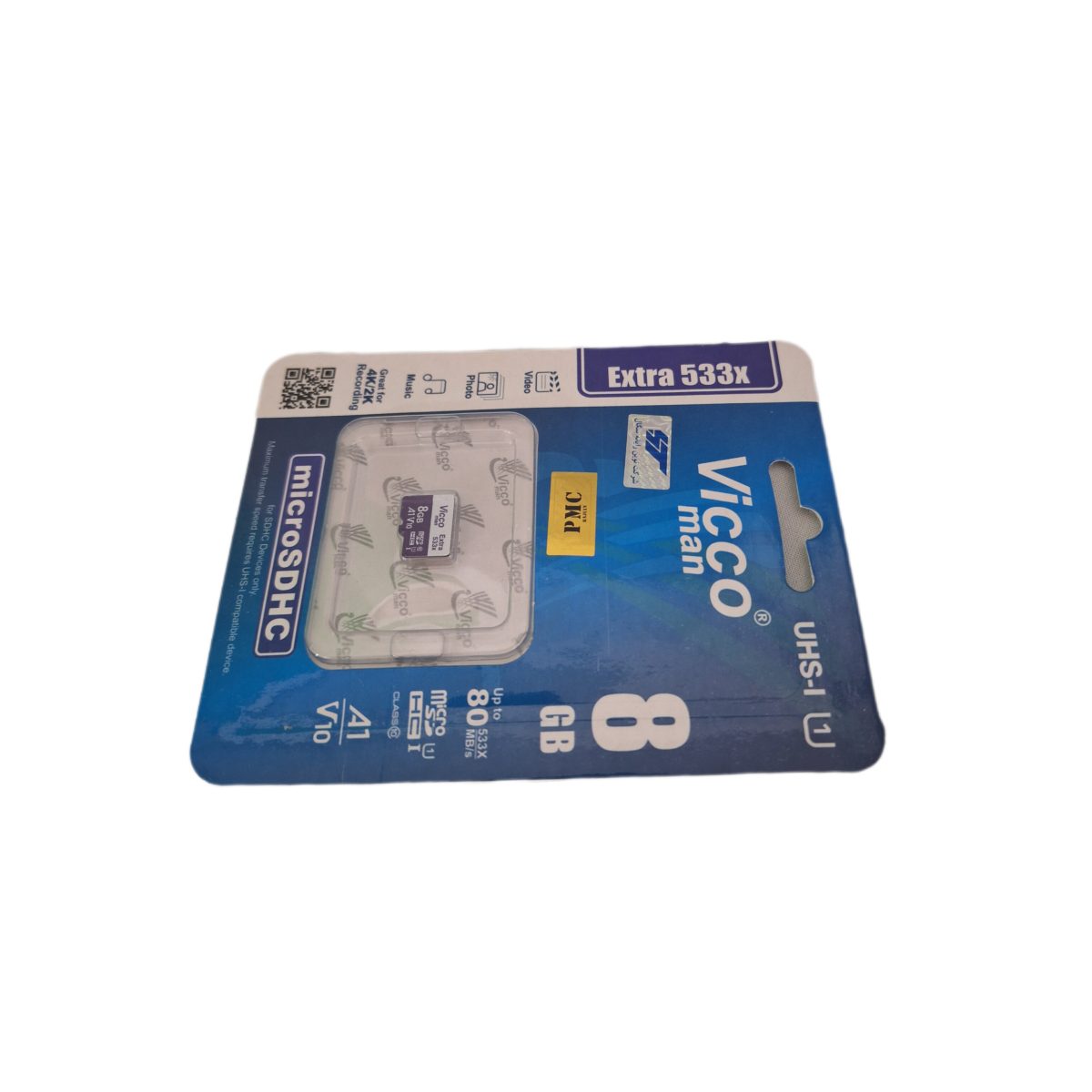 • مشخصات ram 8g 533x vicco • ظرفیت :8 گیگابایت • استاندارد سرعت : Uhs-iui • مقاوم در برابر : سرما و گرما • سرعت خواندن 80 مگابایت در ثانیه 80 • کلاس10