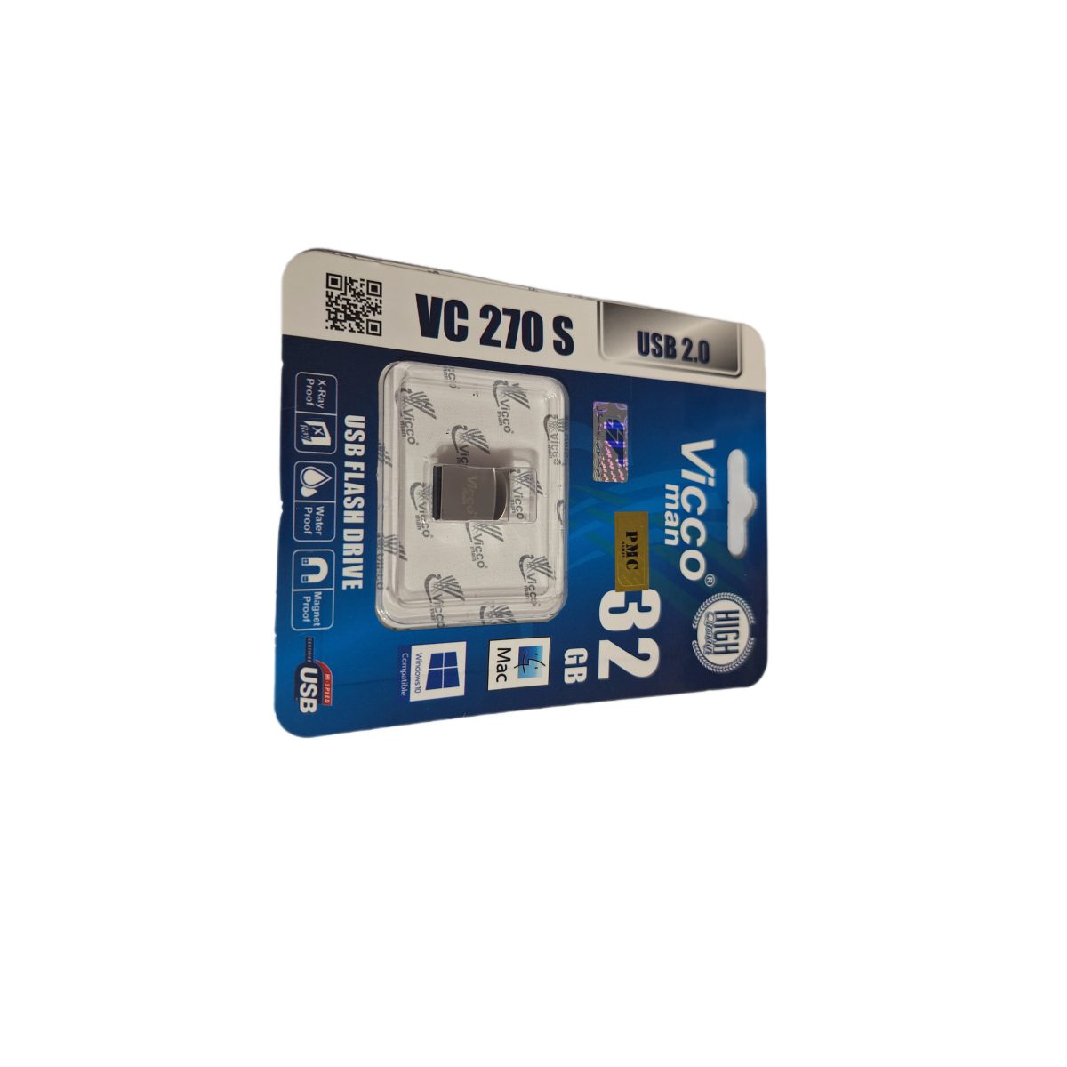 • مشخصات usb 32g 270s vicco • ظرفیت: 32 گیگابایت • نوع اتصال: USB 2.0 • سرعت انتقال داده: سرعت انتقال متوسط، مناسب برای استفاده‌های روزمره و فایل‌های سبک تا متوسط • طراحی: بدنه پلاستیکی مقاوم با طراحی جمع و جور • سازگاری: سازگار با سیستم‌عامل‌های ویندوز، macOS و لینوکس • ابعاد: کوچک و سبک، مناسب برای حمل راحت • این فلش مموری برای کاربران عادی که به انتقال داده‌های معمولی نیاز دارند، انتخاب مناسبی است.