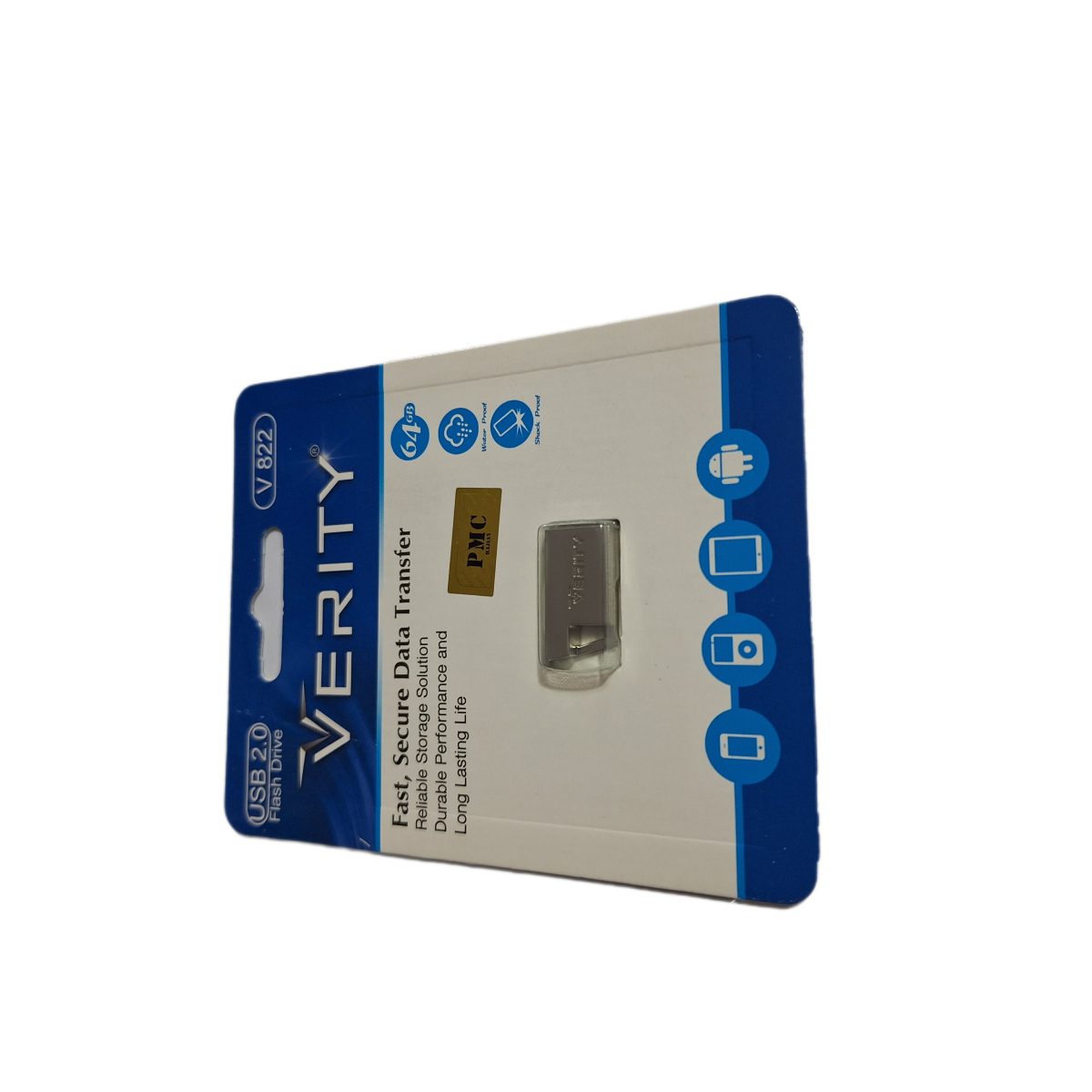 • مشخصات usb 64g v822 verity • جنس بدنه : فلز • ظرفیت : 64 گیگابایت • سرعت استاندارد انتقال اطلاعات : 480 مگابایت بر ثانیه • مقاوم در برابر : رطوبت، ضربه