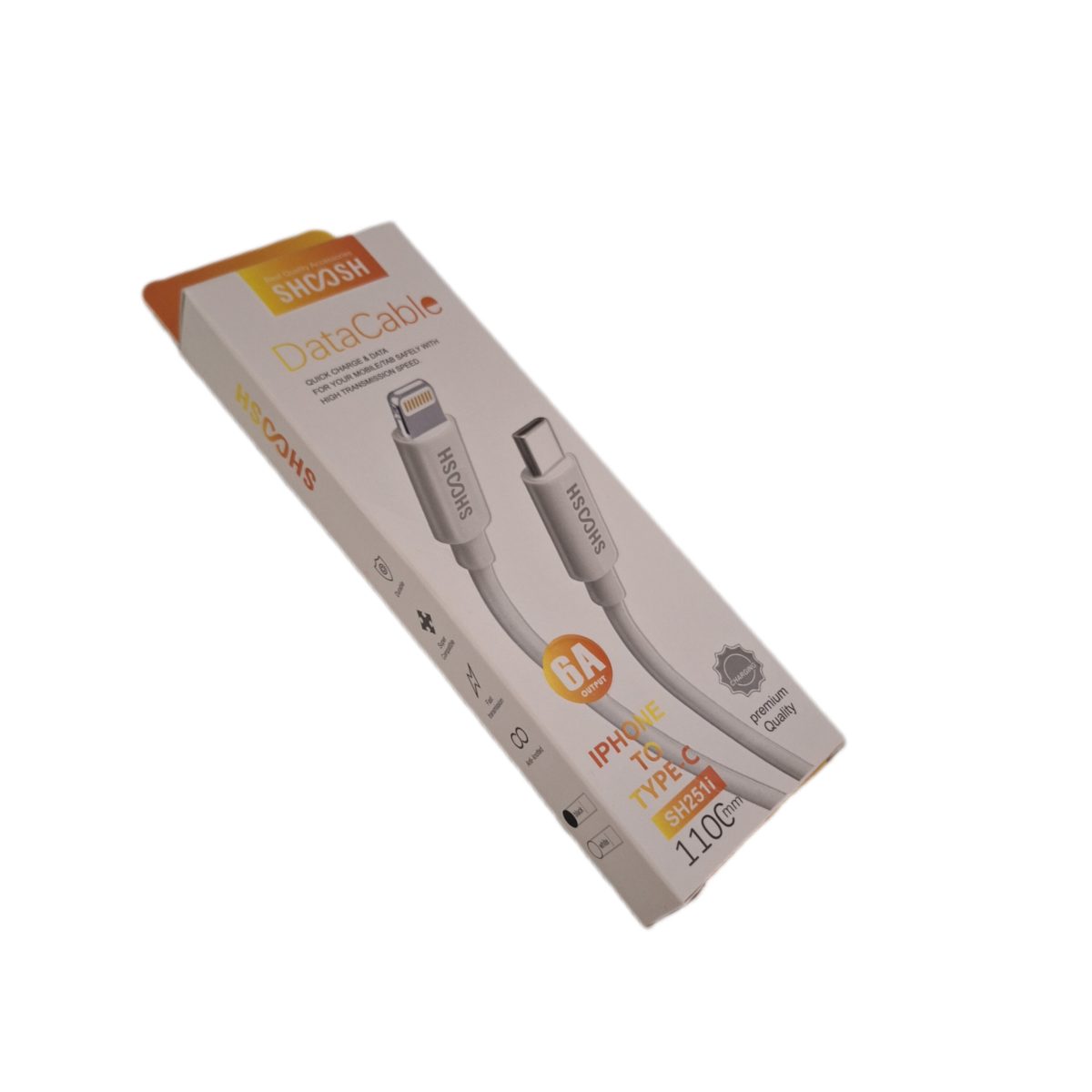 cable sh 251 c to i کابل آيفون به تايپ سي