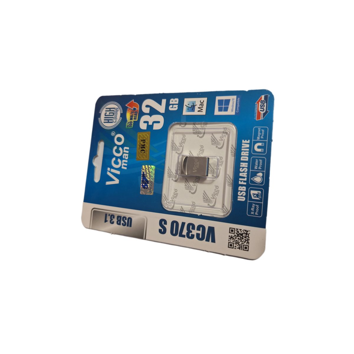 • مشخصات usb 32g 370s u3 vicco • جنس بدنه فلزی • رابط : 3.0USB • ظرفیت : 32 گیگابایت • برند : VICCO • گارانتی دارد