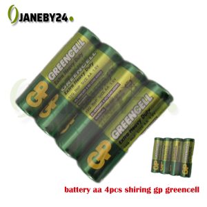  battery aa 4pcs shiring gp greencell