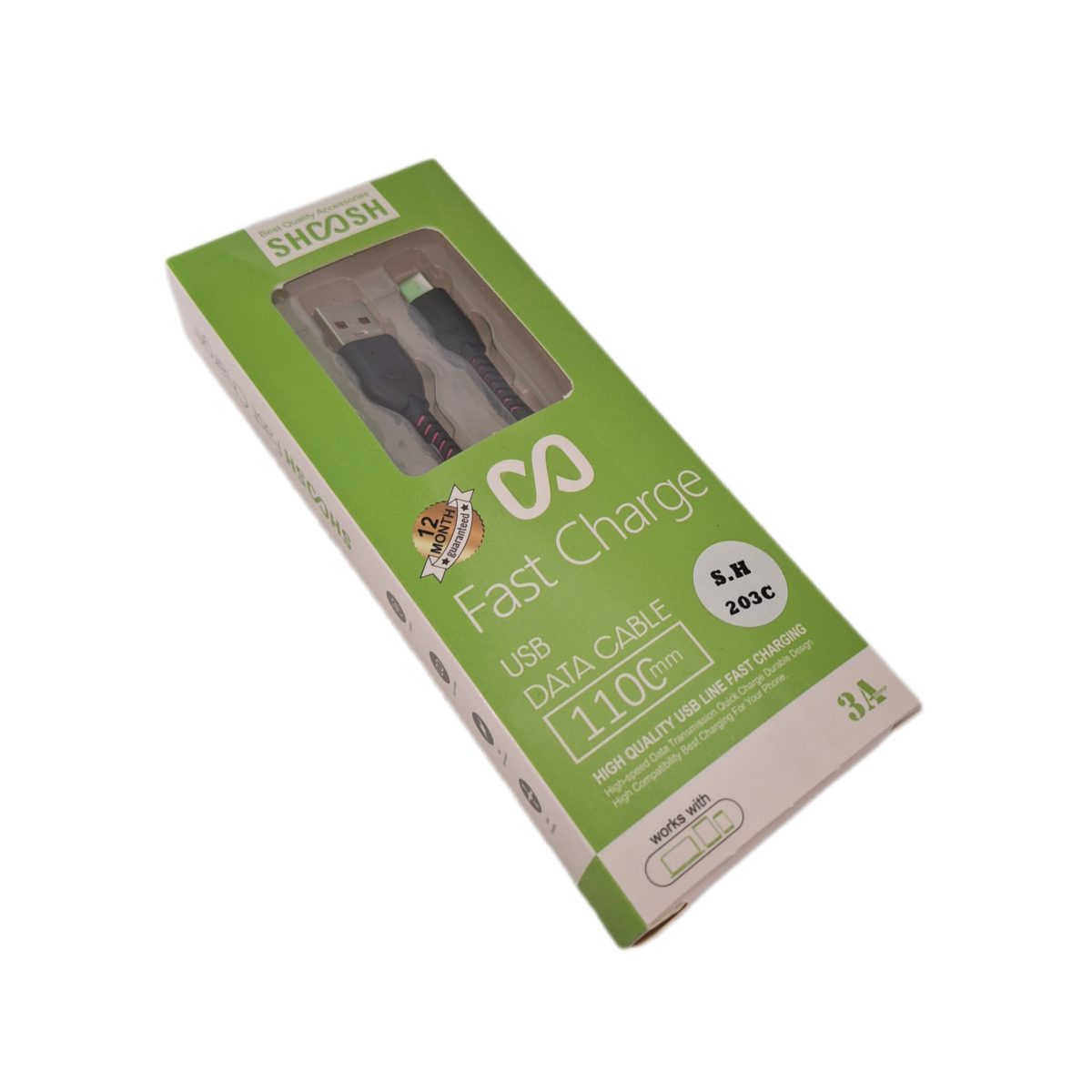 cable sh 203 c کابل تايپ سي