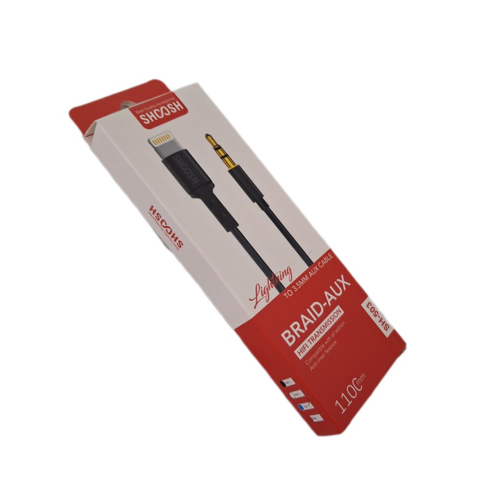 cable sh a503i کابل آيفون به aux