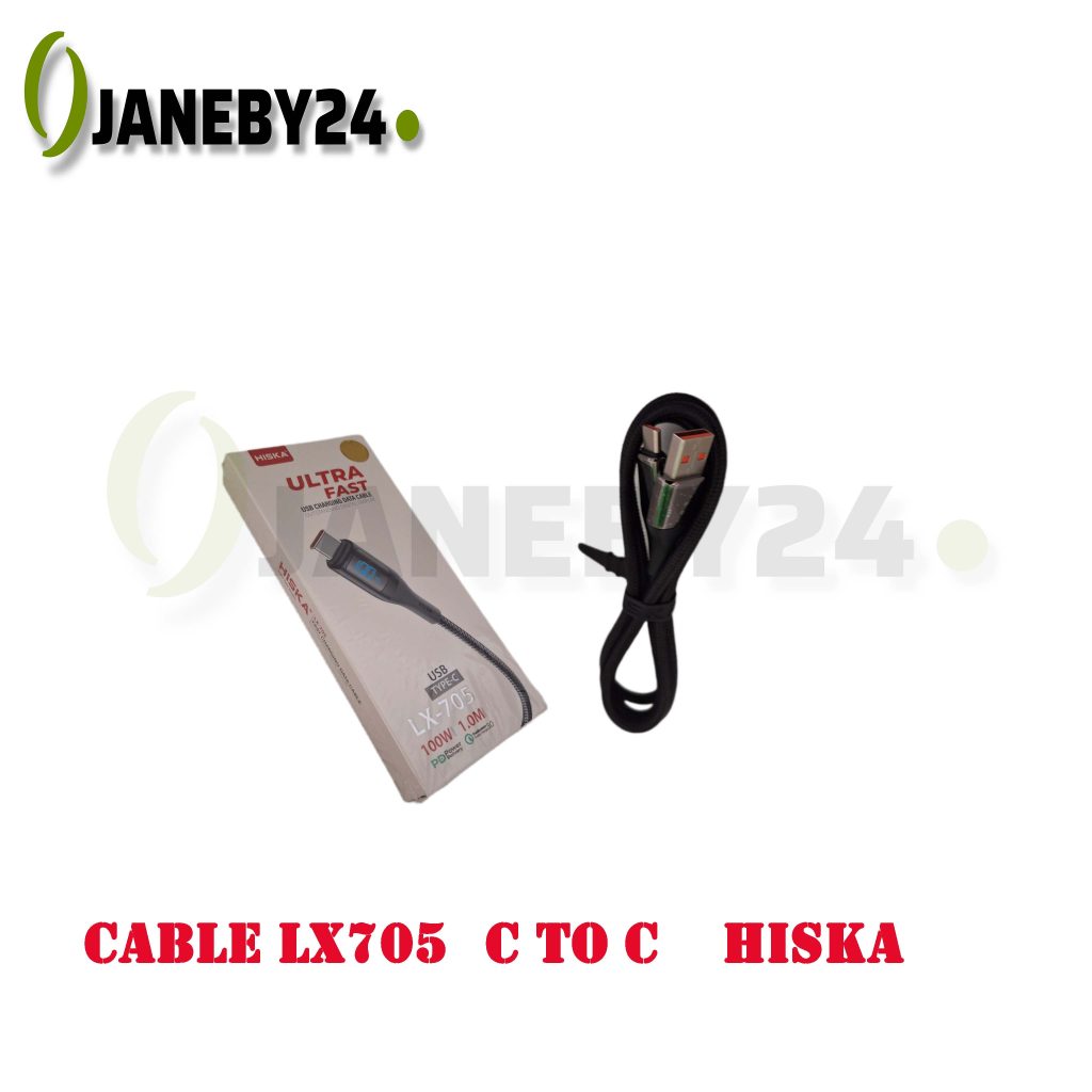 cable lx705 c to c hiskaکابل دوسر تايپ سي