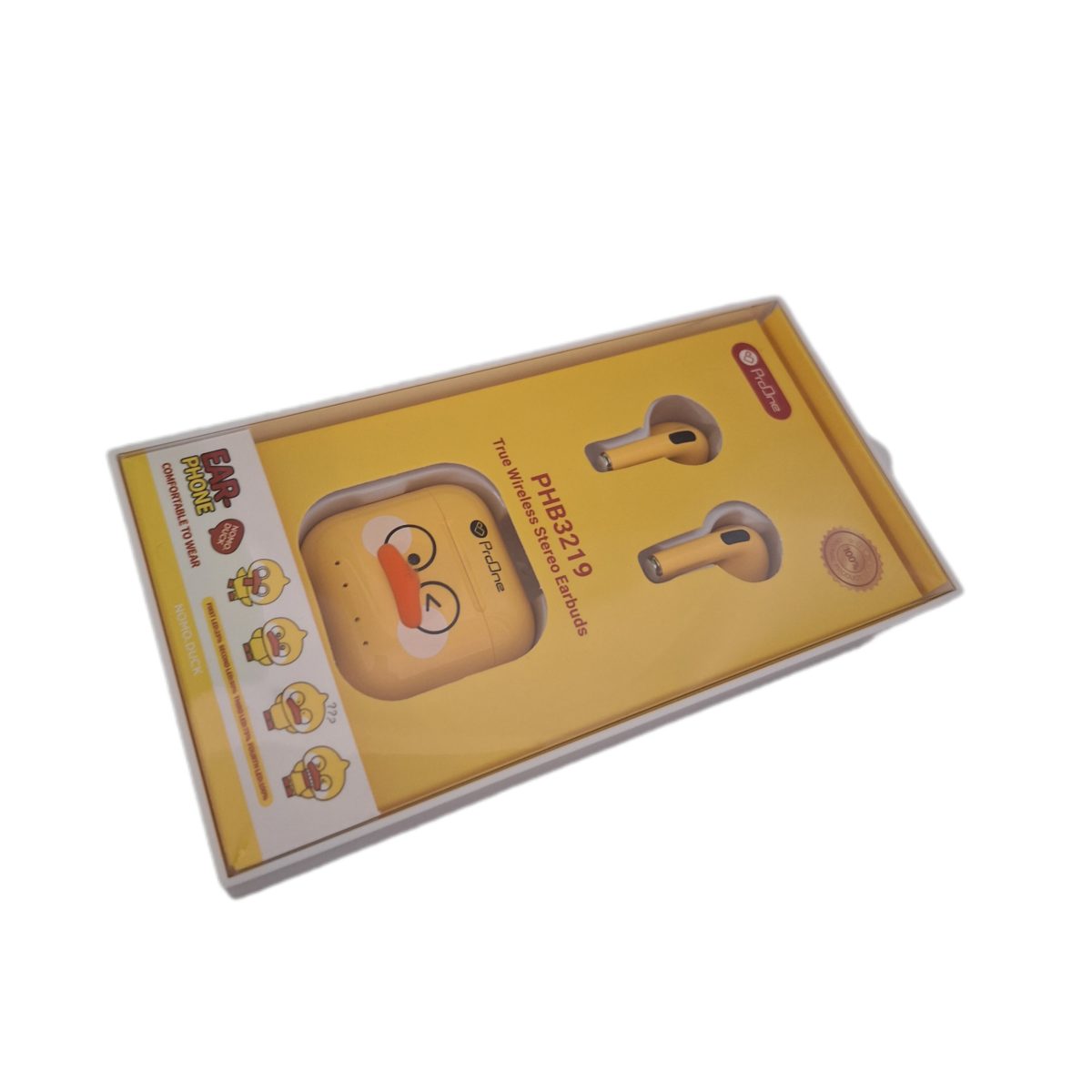 • *** مشخصات ایرفون TWS ProOne PHB3219 • • - مدل: PHB3219 • - نوع: ایرفون بی‌سیم (TWS) • - طراحی: ارگونومیک و فوق‌العاده سبک برای راحتی در استفاده‌های طولانی‌مدت • - کیفیت صدا: صدای واضح با کیفیت بالا و تفکیک مناسب باس و دیگر فرکانس‌ها • - نسخه بلوتوث: بلوتوث 5.0 برای اتصال سریع و پایدار به دستگاه‌های مختلف • - مدت زمان باتری: پخش موسیقی تا 5 ساعت با هر بار شارژ و تا 25 ساعت با استفاده از کیس شارژ • - کیس شارژ: شامل کیس شارژ جمع و جور و قابل حمل برای شارژ ایرفون‌ها • - کنترل لمسی: دارای قابلیت کنترل لمسی برای پخش/مکث موسیقی و مدیریت تماس‌ها • - میکروفون: میکروفون داخلی با کیفیت برای انجام تماس‌های صوتی واضح • • این ایرفون‌ها به عنوان یک گزینه مناسب برای کاربرانی که به دنبال کیفیت صدا و راحتی در استفاده هستند، شناخته می‌شوند و به خوبی نیازهای روزمره را برآورده می‌کنند.