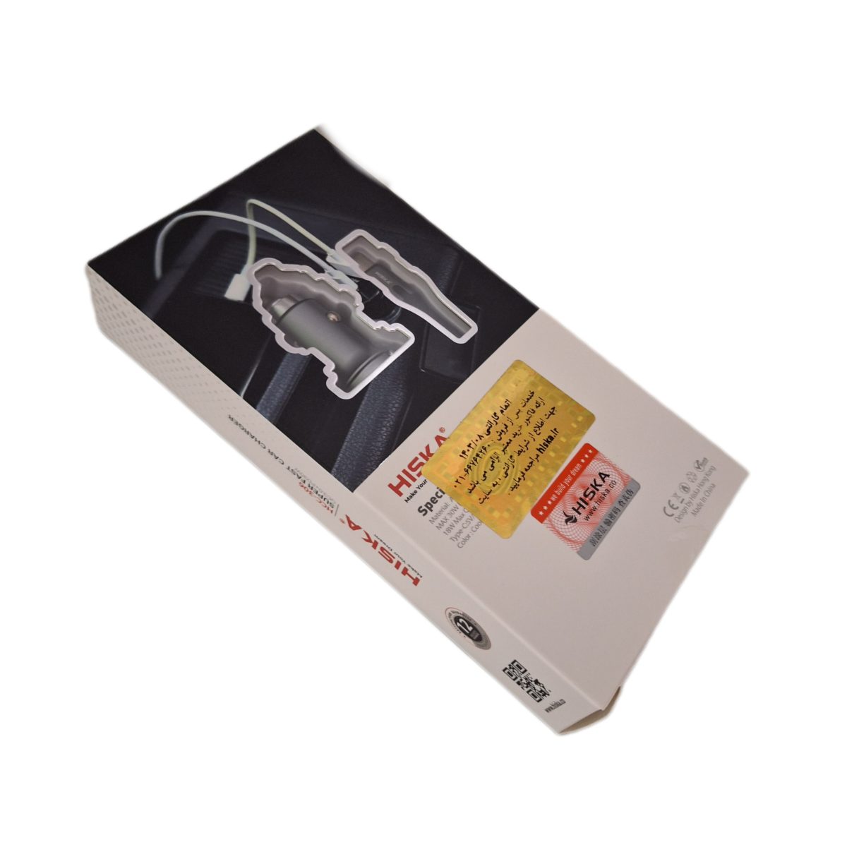 car charger cc309q micro hiska شارژرفندکي