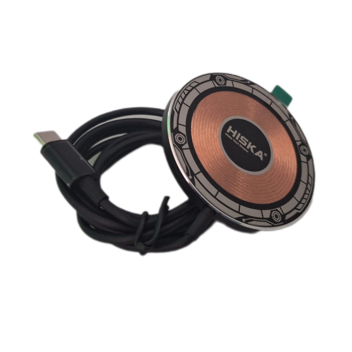 charger wirless hr07 hiska شارژر روميزي