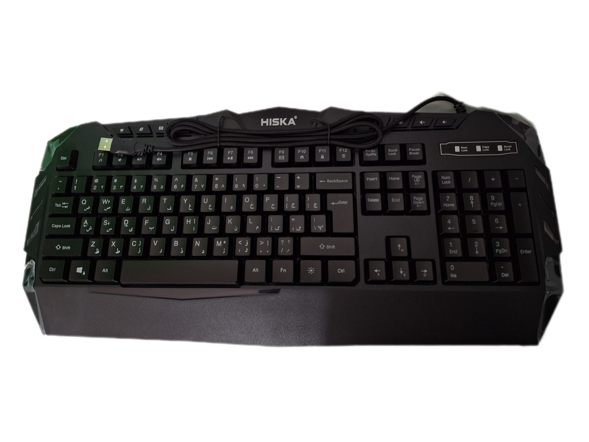 gaming keyboard keg400 hiska کيبوردگيم