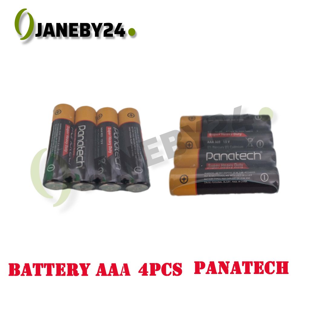 battery aaa 4pcs shiring panatech باتري