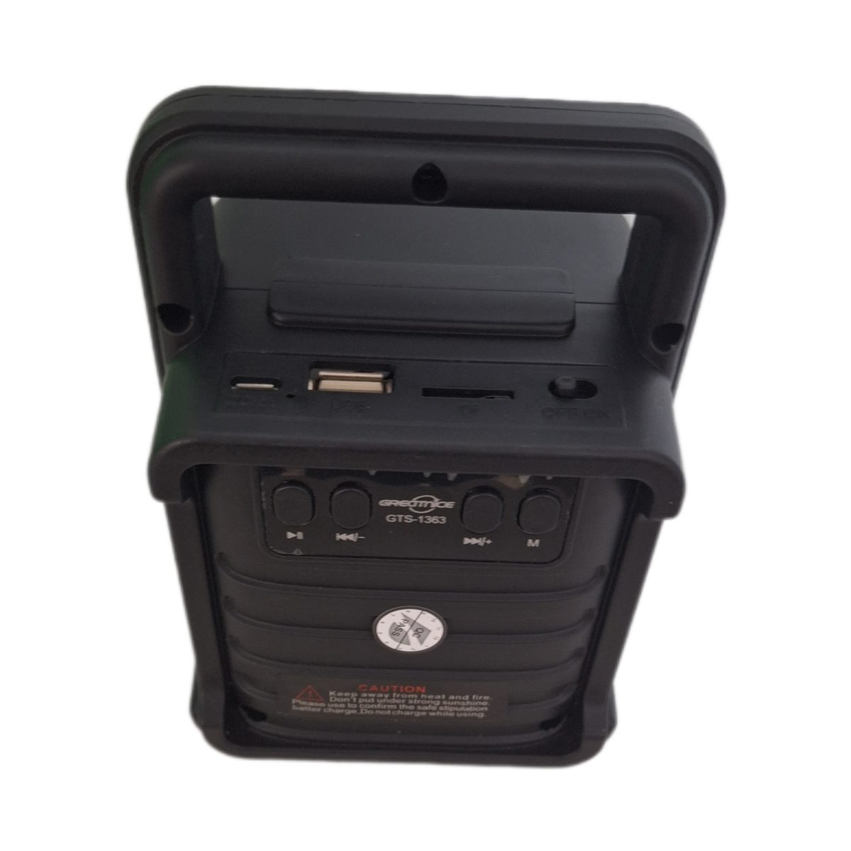 • مشخصات speaker 1363 اسپيکر • مدل 1363GTS • ابعاد: ۸۰x۹۵x۱۴۰ میلی‌متر • وزن: ۲۵۰ گرم • شیوه پخش موزیک: Bluetooth microUSB USB پورت USB شیار کارت حافظ... • مدت زمان پخش: ۲ الی ۳ ساعت