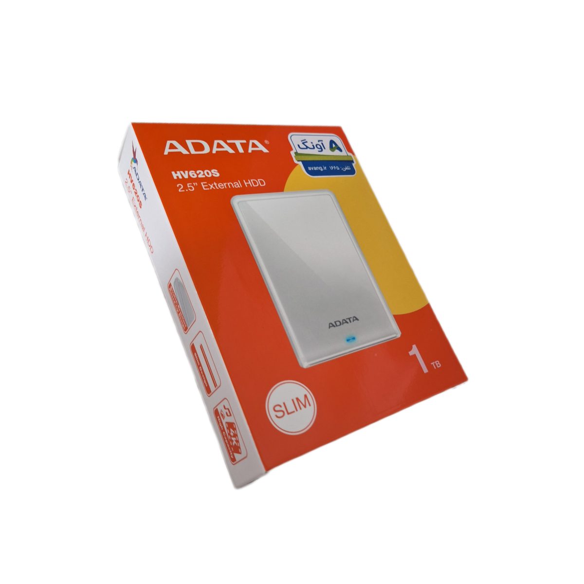 • مشخصات هارد hdd hv620 1tb adata • ظرفیت: 1 ترابایت • رابط اتصال: USB 3.2 Gen 1 (سازگار با USB 2.0) • سرعت انتقال داده: حداکثر تا 5 گیگابیت بر ثانیه (با USB 3.2) • ویژگی‌های خاص: • طراحی باریک و سبک • لبه‌های برجسته برای جلوگیری از خراشیدن سطح دستگاه • نشانگر LED برای وضعیت انتقال داده • ابعاد: 115 × 78 × 11.5 میلی‌متر • وزن: حدود 152 گرم • منبع تغذیه: از طریق پورت USB (بدون نیاز به آداپتور برق) • طراحی: • ظاهری براق و ساده