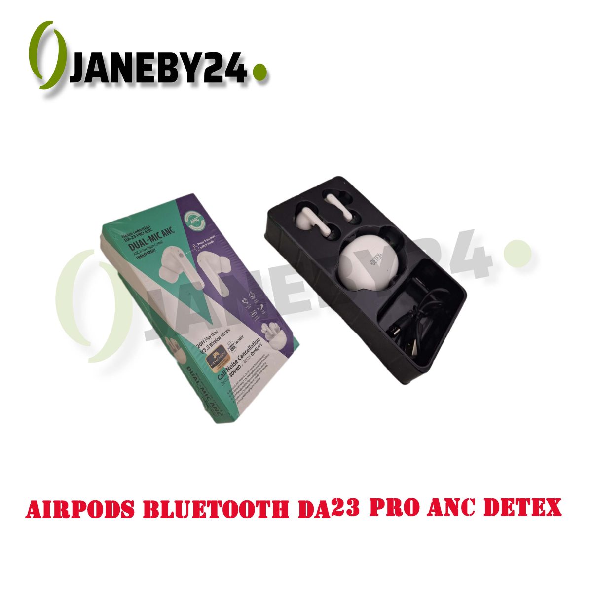 airpods bluetooth da23 pro anc detex ايرپاد
