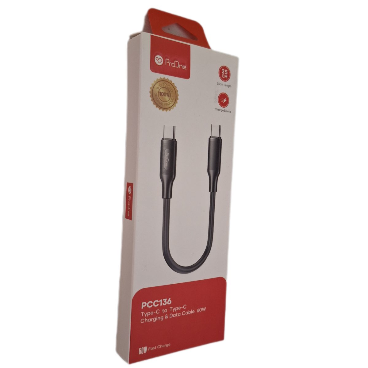 cable pcc136 25cm prooneکابل تايپ سي