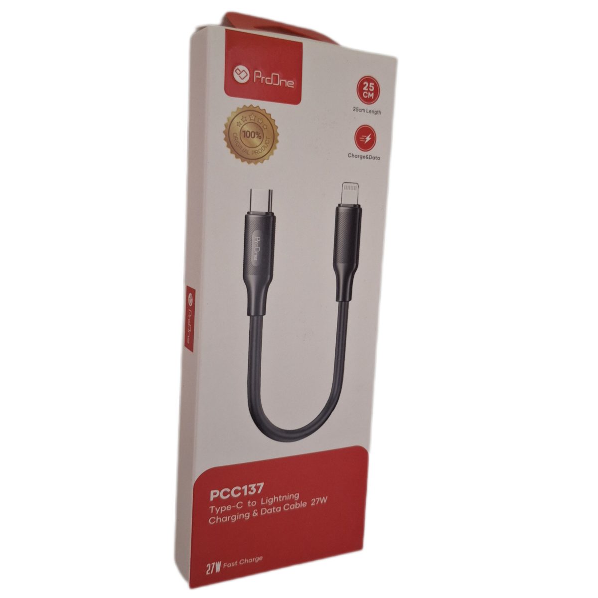 cable pcc137 25cm prooneکابل تايپ سي