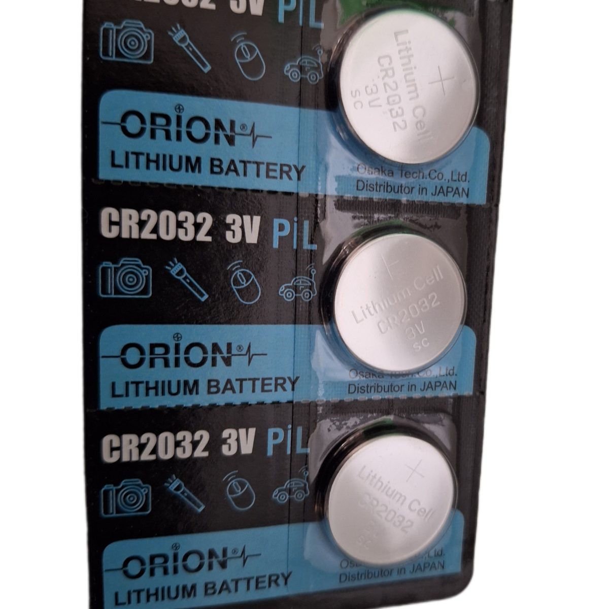 • مشخصات فنی باتری Orion CR2032 • باتری Orion CR2032 یک باتری سکه‌ای لیتیومی با کیفیت بالا است که برای استفاده در دستگاه‌های الکترونیکی کوچک طراحی شده است. • :battery: مشخصات فنی باتری Orion CR2032 • نوع شیمیایی: لیتیوم-دی‌اکسید منگنز (Li/MnO₂) • ولتاژ نامی: 3 ولت • ظرفیت: حدود 220 تا 240 میلی‌آمپر ساعت • ابعاد: قطر 20 میلی‌متر، ضخامت 3.2 میلی‌متر • وزن: حدود 3 گرم • دمای کاری: از -20 تا +60 درجه سانتی‌گراد