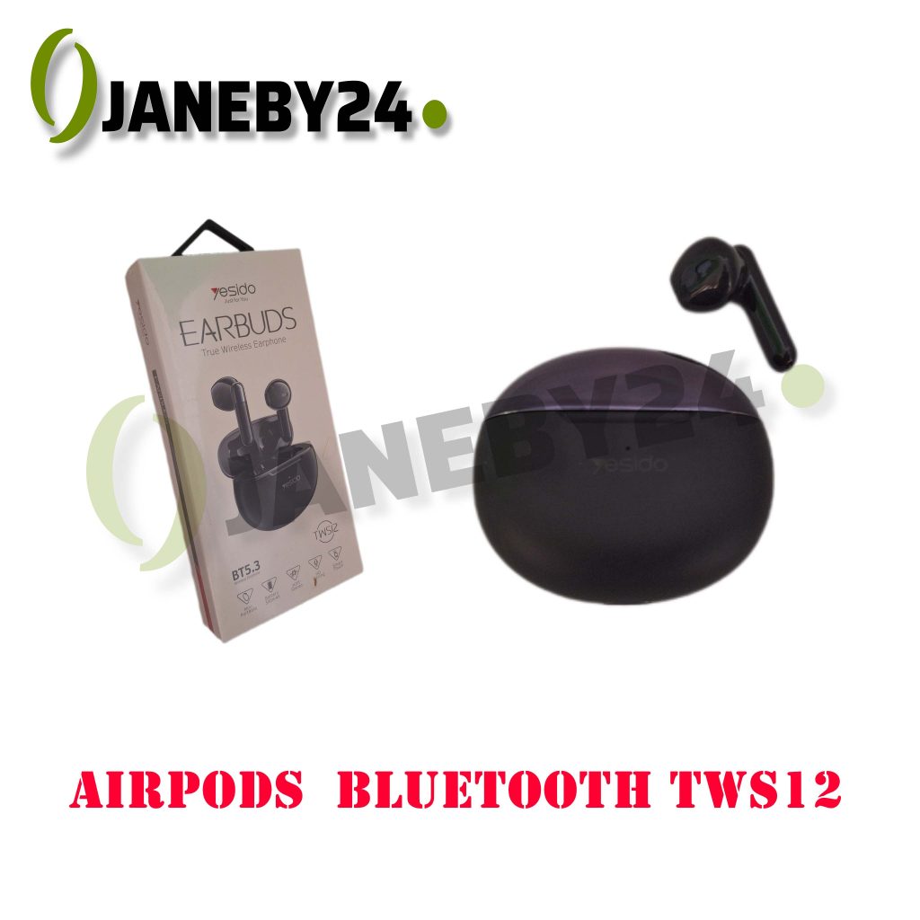 • airpods bluetooth tws12 yesido ايرپاد • ایرپاد Yesido TWS12 • اتصال سریع بلوتوثی • کیفیت صدای شفاف و بیس قوی • طراحی سبک و ارگونومیک برای استفاده طولانی • مجهز به کیس شارژ قابل حملایرپاد Yesido TWS12 • اتصال سریع بلوتوثی • کیفیت صدای شفاف و بیس قوی • : طراحی سبک و ارگونومیک برای استفاده طولانی • مجهز به کیس شارژ قابل حمل