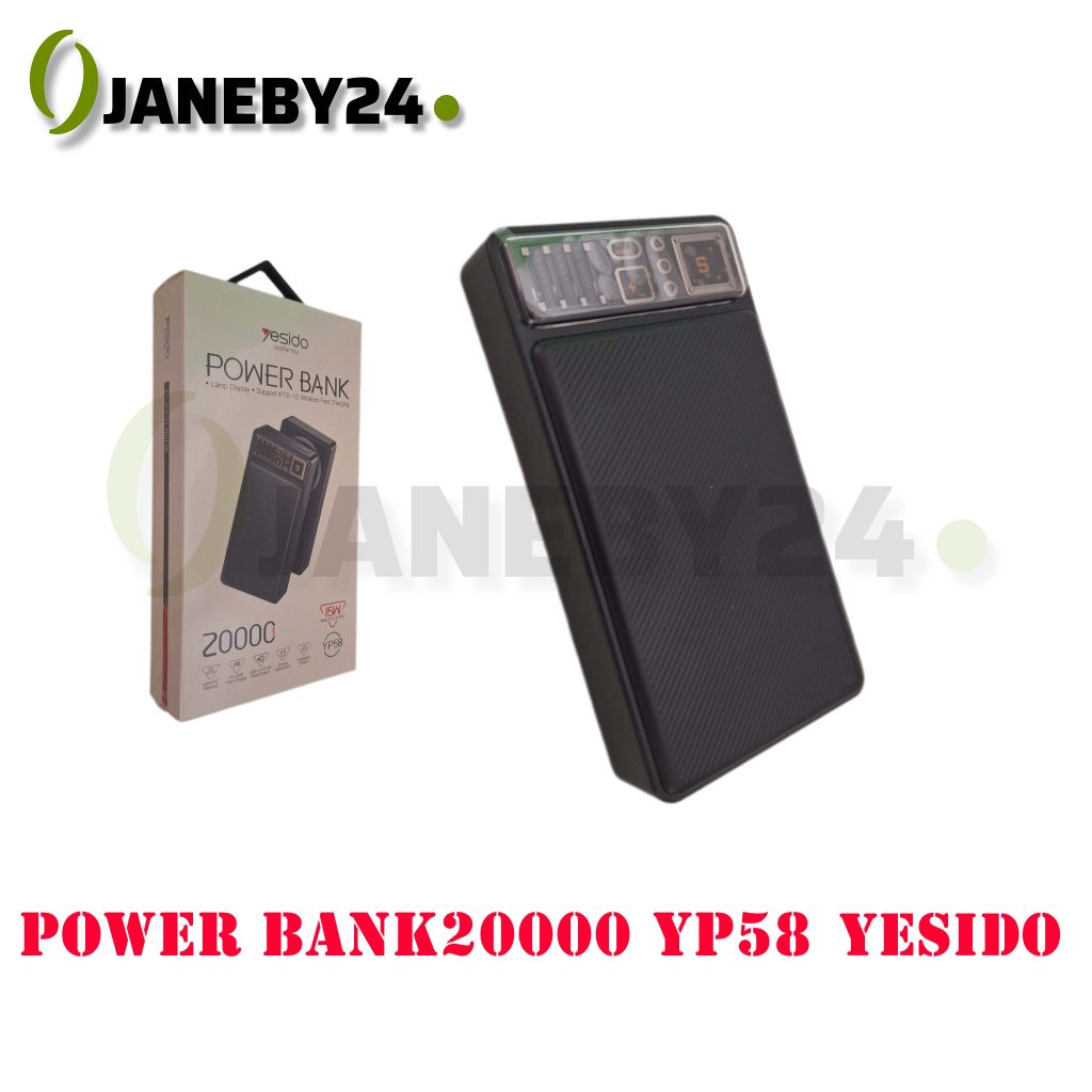 power bank20000 yp58 yesido پاوربانک
