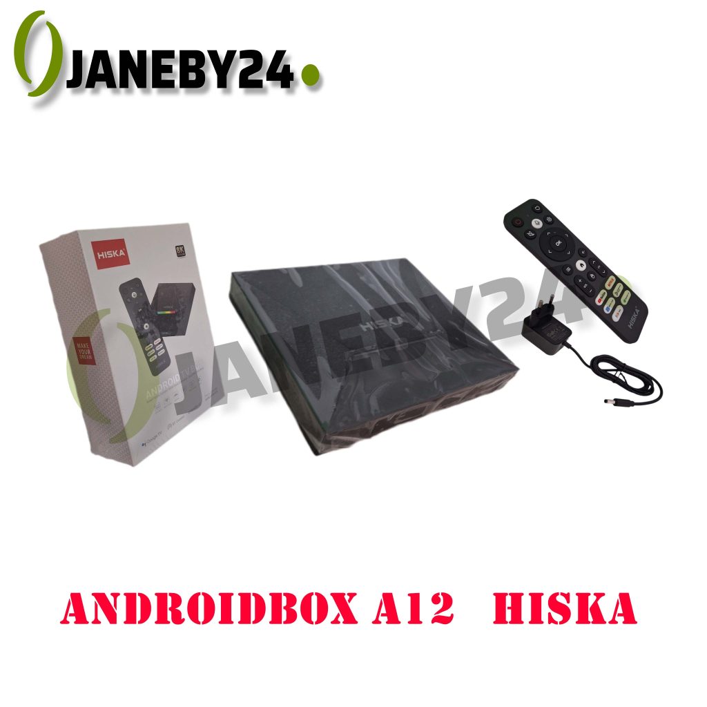 • اندروید باکس HISKA A12 – تلویزیون هوشمند، تجربه بی‌نهایت! • تبدیل تلویزیون معمولی به مرکز سرگرمی هوشمند • پشتیبانی از 4K UHD و اپلیکیشن‌های محبوب • پردازنده چهار هسته‌ای و رم ۲ گیگابایت برای اجرای روان برنامه‌ها • اتصالات HDMI، USB، LAN، TF و اپتیکال • ریموت بلوتوث با فرمان صوتی و پشتیبانی از زبان فارسی • :sparkles: HISKA A12، تمام سرگرمی‌ها را در یک دستگاه جمع کرده است
