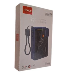 power bank 20000 hp226pd w hiska پاوربانک وايرلس